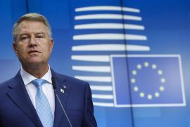 Klaus Iohannis în conferință de presă la Consiliul European