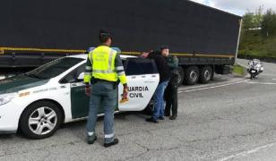 Şofer român arestat în Spania