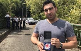 Românul decorat de poliția franceză