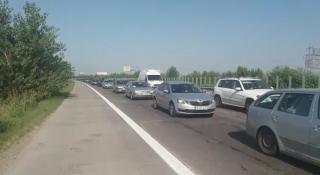 Trafic îngreunat pe Autostrada Soarelui