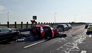 Accident pe Autostrada Soarelui