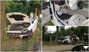 Şoferul care şi-a făcut praf Mercedesul la Iaşi are 43 de ani