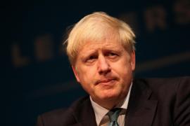 Boris Johnson într-o conferinţă de presă