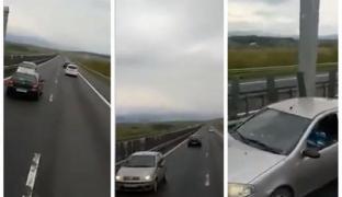Şoferi de TIR au blocat autostrada