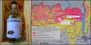 A apărut votca Atomik, făcută cu cereale de la Cernobâl