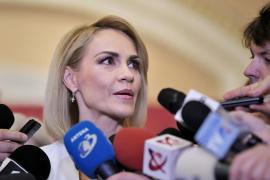 Gabriela Firea în declarații de presă