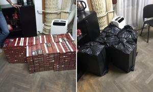 Captura de 50 de mii de țigări de contrabandă