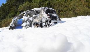 Spumă pe autostradă