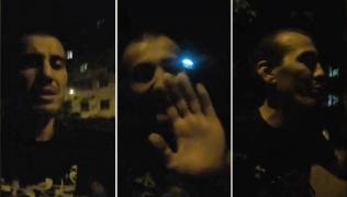 Momentul în care tânărul e arestat Live