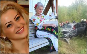 Lacrimi de durere pentru cântăreaţa de muzică populară Anamaria Pop, moartă într-un accident rutier, în drum spre concert (Video)