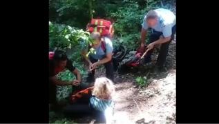 Turista, transportată de urgenţă la spital