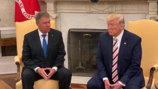 Donald Trump și Klaus Iohannis la Casa Albă