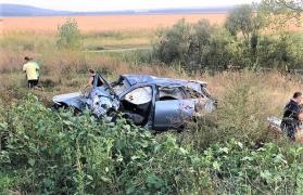 Accident cu 3 morţi în Teleorman, după ce maşina în care se afla un om de afaceri local s-a răsturnat