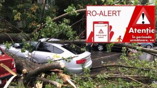 Mesaj RO-ALERT cod roşu de furtună pe litoral transmis greşit şi la jumătate de oră după urgie