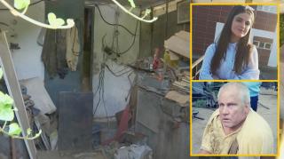 Una dintre intrările în casa criminalului din Caracal