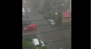 Traficul a fost dat peste cap în oraş