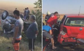 Locul accidentului de la Mihăilești
