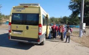 Un şofer de microbuz şcolar se ducea băut să transporte copiii la şcoală, la Brăila