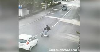 Accident pe trotineta electrică, în Cluj