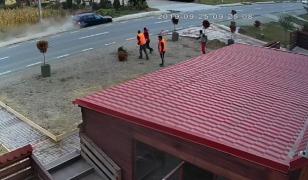 Accident filmat în Cluj