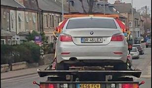 BMW românesc săltat de poliţie în Londra