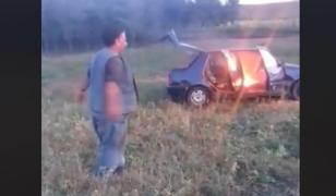 Cioban din Cluj, maşină incendiată