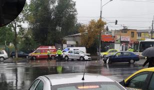 Maşină de Poliţie, accident