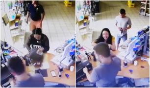 Apel public, după ce casierul unei benzinării din Sibiu ar fi fost ţepuit de 2 ori în 5 minute (Video)