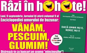 volumul 9 al "Enciclopediei umorului de buzunar": "Vânăm, pescuim, glumim!"