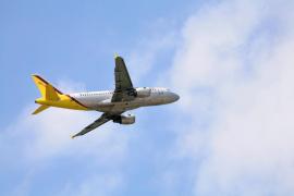 Avion cu pasageri după decolare