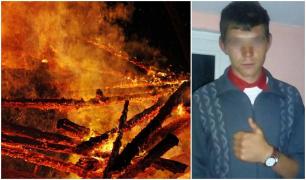 Incediu puternic, pus din dragoste