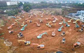 China construiește un spital de 1.000 de persoane în 10 zile