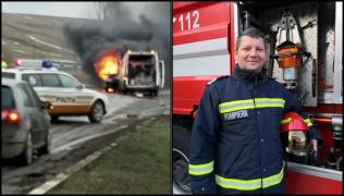 Decizie de viață și de moarte a unui pompier din Botoșani, aflat în timpul liber