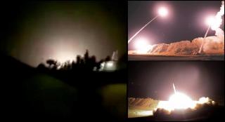 Momentul în care rachetele iraniene lovesc bazele militare americane din Irak