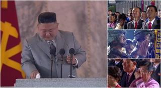 Kim Jong Un apare emoţionat într-un discurs