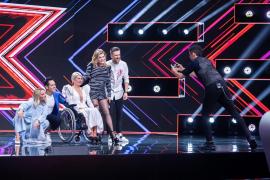Anamaria German, alături de juraţi, în platoul X Factor