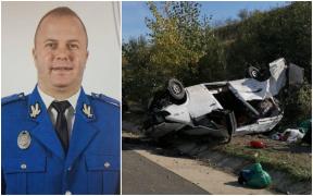 Scene de coșmar descrise de jandarmul care a ajuns primul la microbuzul răsturnat în Alba