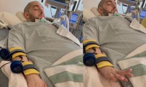 Prinţul aflat pe patul de spital