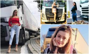 Cele mai frumoase șoferițe românce de TIR vor apărea într-un calendar