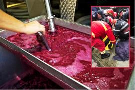Doi soți au fost scoși inconștienți de salvatori din pivnița unde au pus mustul la fermentat