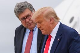 William Barr, alături de Donald Trump