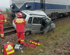 Pompierii SMURD au intervenit la locul accidentului