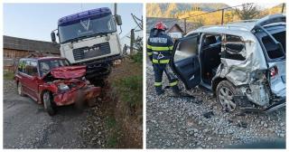 Una dintre victimele accidentului din Suceava a fost transportată la spital