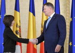 Klaus Iohannis o felicită pe Maia Sandu pentru câștigarea alegerilor prezidențiale din Moldova