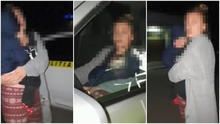 Mamă prinsă beată la volan, cu copilul în brațe. Moldoveanca își alăpta fiul în timp ce conducea