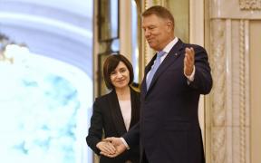 Klaus Iohannis și Maia Sandu