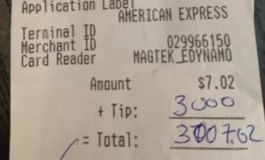 Nota de plată a clientului generos