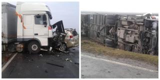 Accidentul din Brăila, produs din cauza unei depăşiri periculoase