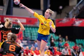 Cristina Laslo a fost una dintre puţinele jucătoare din tabăra României care s-au ridicat la nivelul aşteptărilor