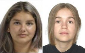 Andreea şi Roxana, de 14 şi 17 ani, au fugit de acasă. Mesaj primit de familie, că sunt undeva departe şi nu se mai întorc. Poliţia cere ajutor